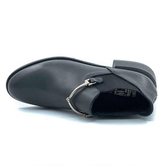 Ботинки женские Mimmu из натуральной кожи черного цвета - фото 5, 