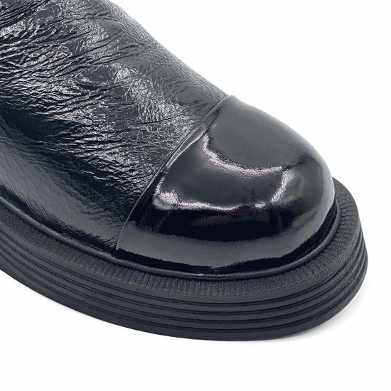 Ботинки Tuffoni черные наплак на меху - фото 6, 