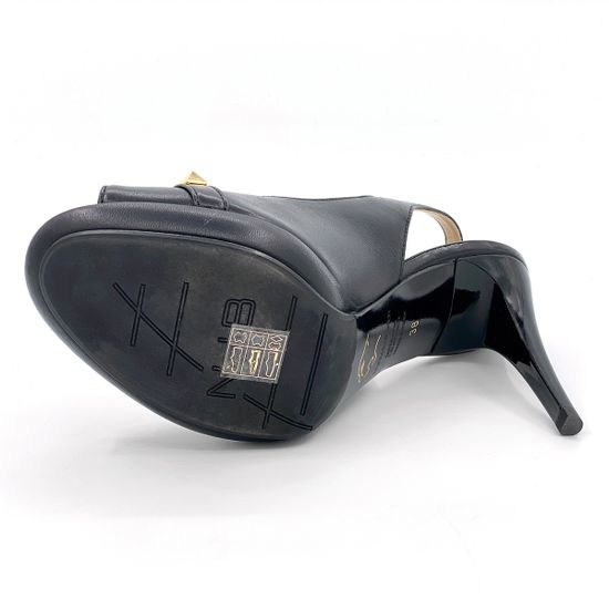 Босоножки Norma J. Baker кожаные черные - фото 4, 7095E5B NJ