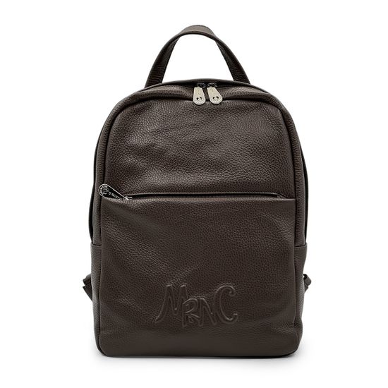 Рюкзак Marina Creazioni унисекс коричневый кожаный - фото 1, B7094 MC MORO