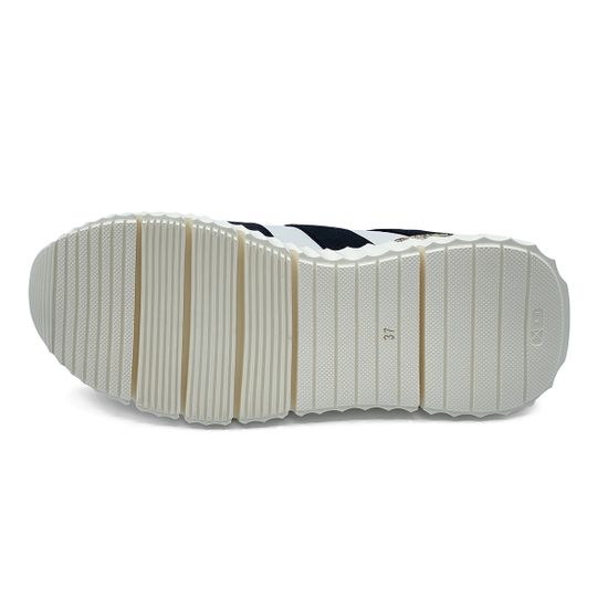 Кроссовки летние Donna Soft кожаные черные/золотые/белые - фото 4, 