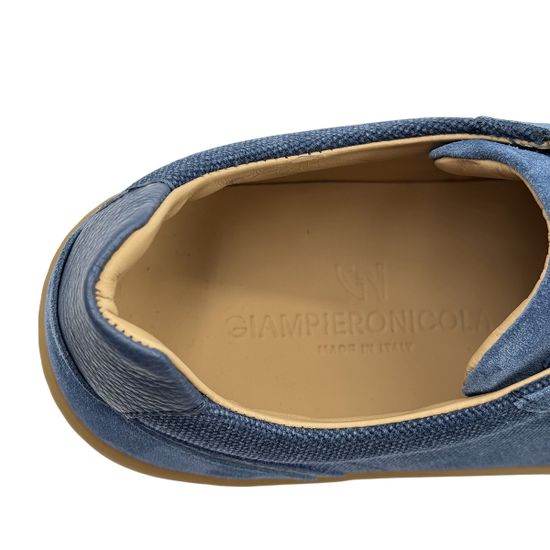 Кеды GIAMPIERONICOLA синие нубук/текстиль демисезонные - фото 7, W44559A GPN BLU