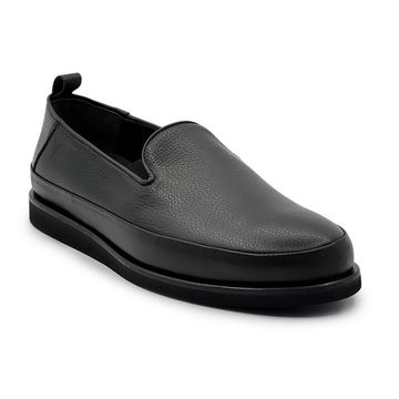 Слипоны Barcly черные кожаные - фото 2, 41201 BAR NERO