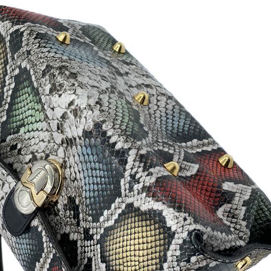 Сумка Marino Orlandi мультиколор питон - фото 5, 