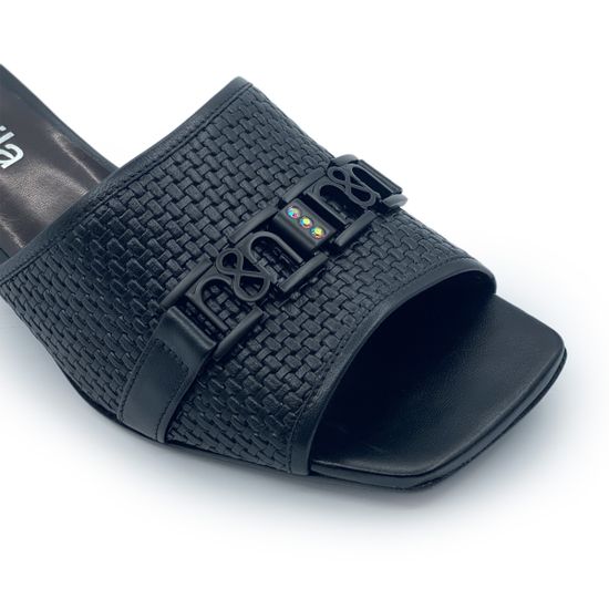 Мюли NIL&amp;NILA черные кожаные - фото 6, CM1030 NIL NERO