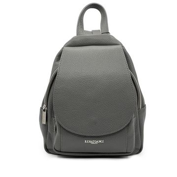 Сумка-рюкзак Renato Angi серая кожаная - фото 1, 3360401 RA GRIGIO