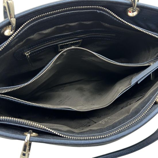 Сумка Marina Creazioni синяя кожаная стеганая - фото 5, 