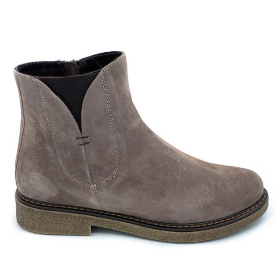 Ботинки Cover бежевые замшевые МЕХ - фото 1, 