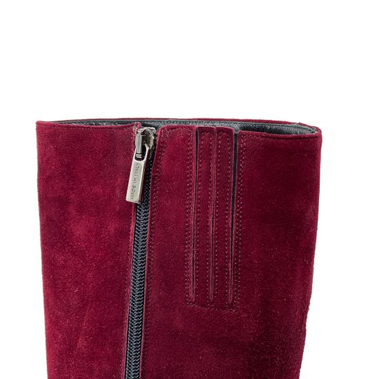 Сапоги Rosso Nero бордо  замшевые демисезонные - фото 8, 4150 RN BORDO