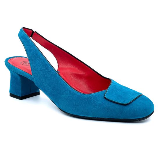 Босоножки Pas de Rouge синие - фото 2, 