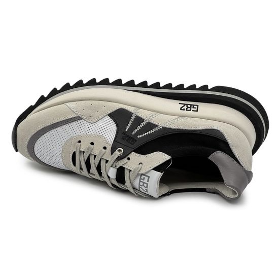 Кроссовки GIANFRANCO BUTTERI черные/серые кожаные/замшевые - фото 5, 48524 BUT