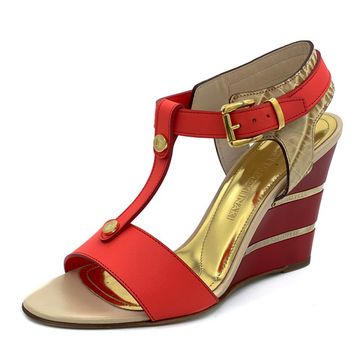 Босоножки Loretta Pettinari красные кожаные - фото 2, 9116Z гейша LP