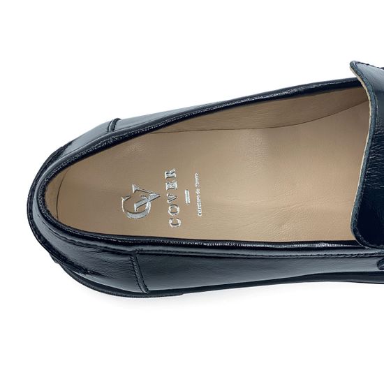 Лоферы Cover черные наплак - фото 6, 