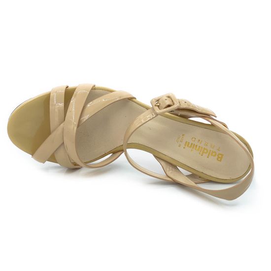 Босоножки Baldinini бежевые наплак - фото 4, 398101 BAL