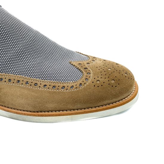 Ботинки Giampieronicola серо-коричневые - фото 6, 