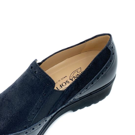 Полуботинки Donna Soft черные наплак - фото 7, 