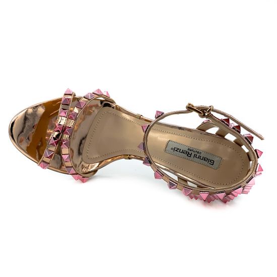 Босоножки Gianni Renzi золотые - фото 5, 1175 GR