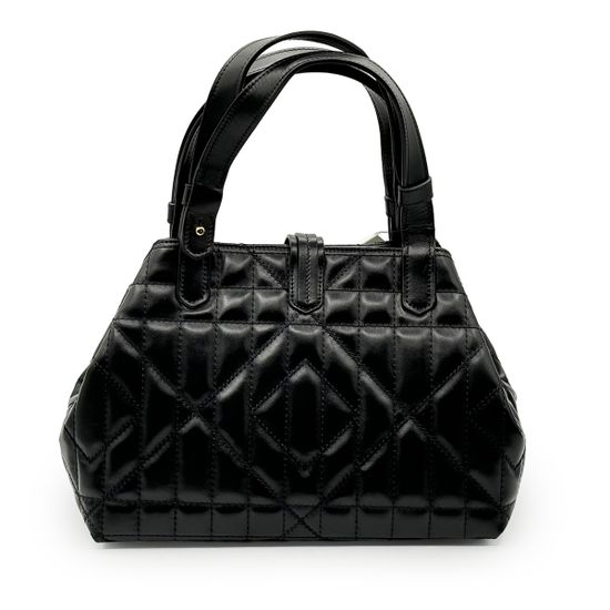 Сумка Valentino Orlandi черная кожаная c кошельком - фото 3, 7254 VO NERO