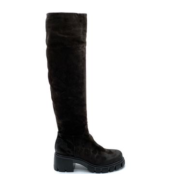 Сапоги Fru.it коричневые замшевые байка - фото 1, 6407M FR MORO