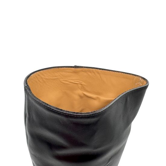 Сапоги Tiffi черные кожаные демисезонные - фото 4, N829/50T TI NAPPA NERO