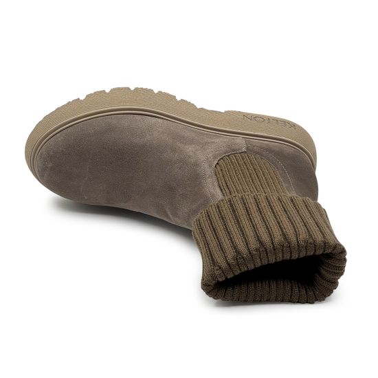 Ботинки KELTON замша/текстиль светло-серые на байке - фото 5, AG1730L KEL TORBA2026