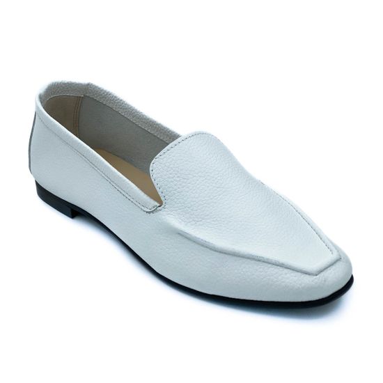 Мокасины Cover белые кожаные - фото 2, 738-39 COV