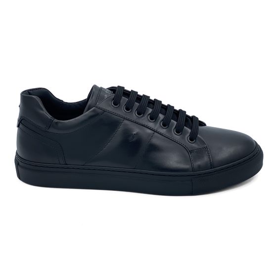 Кеды Bruno Antolini черные кожаные демисезонные - фото 1, 97673 BA DEMI