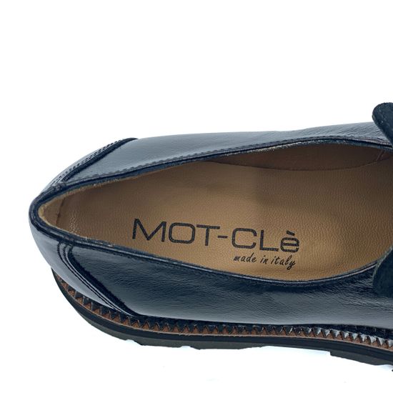 Лоферы MOTCLE черные кожа/замша демисезонные - фото 7, MOT2436 MOT