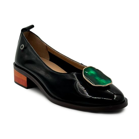 Туфли TUFFONI черные лакированные кожаные - фото 2, 2426001PL TUF LAK