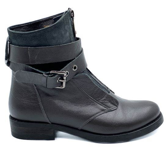 Ботинки Cover серые на байке - фото 1, 