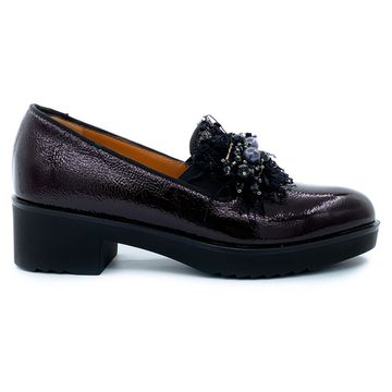 Полуботинки женские Donna Soft лак бордо - фото 1, DS0492 DS