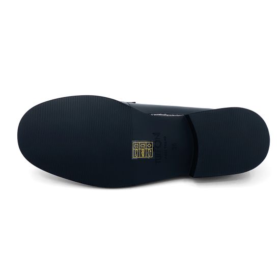 Лоферы Tuffoni черные из лакированной кожи - фото 4, 