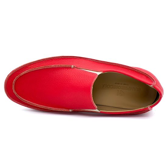 Слипоны Giampieronicola красные - фото 5, 38109A GPN