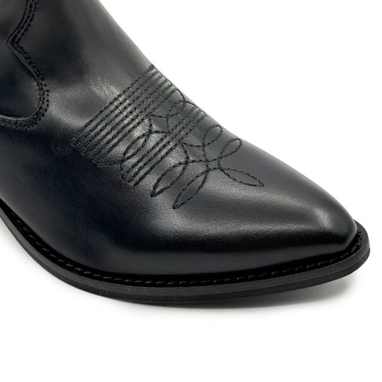 Ботинки-казаки NILA&amp;NILA черные кожаные демисезонные - фото 6, DJ-PT09 NIL NERO