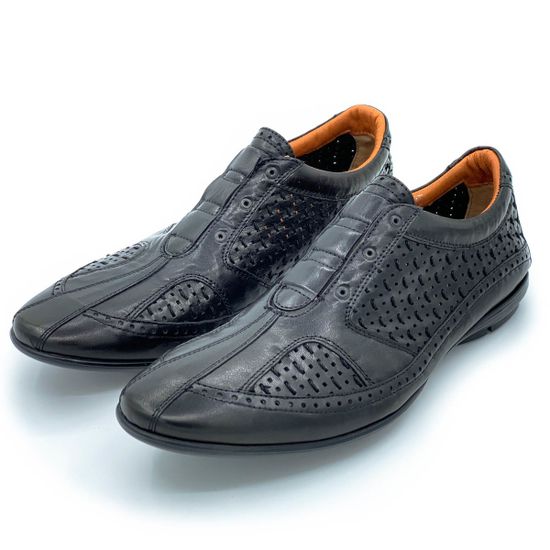 Туфли Ernesto Dolani черные кожаные - фото 7, 