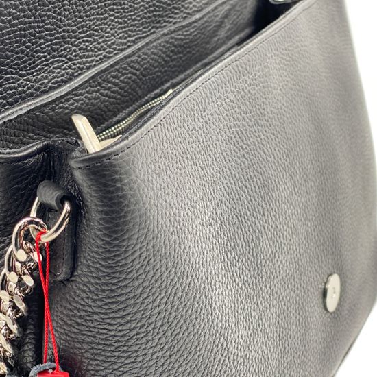 Сумка Marina Creazioni черная кожаная - фото 6, 