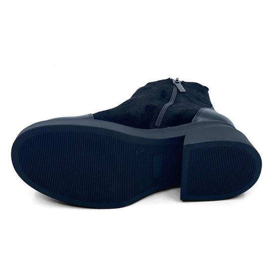 Ботинки MOTCLE черные кожа/замша на меху - фото 4, MOT2451M MOT