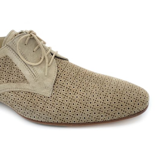 Туфли Giampieronicola бежевые замшевые - фото 6, 