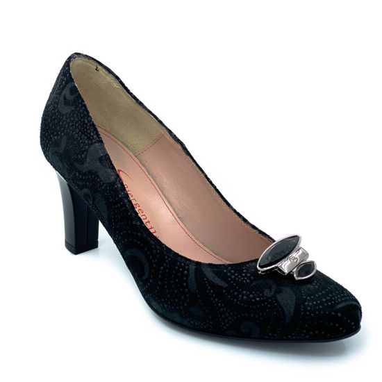 Туфли Giorgio Piergentili черные замшевые - фото 2, 