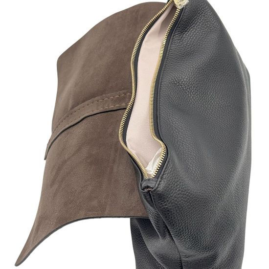 Сумка Loristella черная кожаная/пони принт "леопард" - фото 6, 2735 LS LEO