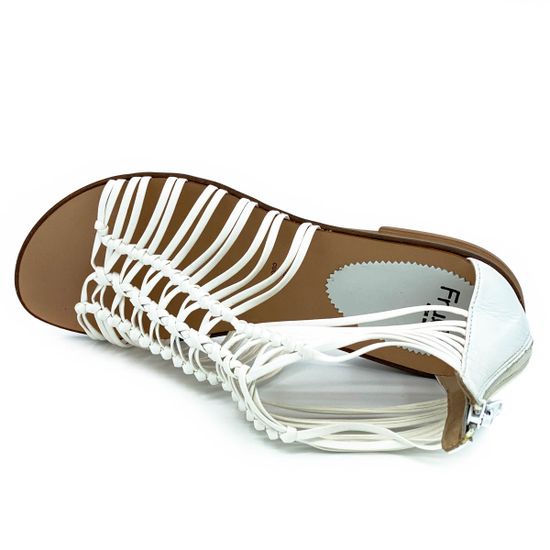 Босоножки Fru.it белые кожаные - фото 4, 