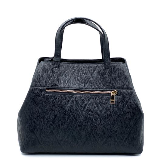 Сумка Ripani черная кожаная - фото 3, 