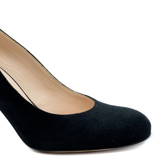 Туфли женские Renzi черные замшевые - фото 6, 504200D RZ