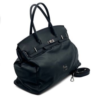 Сумка Дорожная Renato Angi черная кожаная - фото 2, 3008381 RA NERO