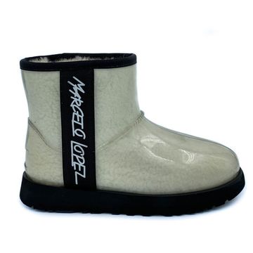 Ботинки Marcelo Lopez белые каучук МЕХ - фото 1, RW09 ML