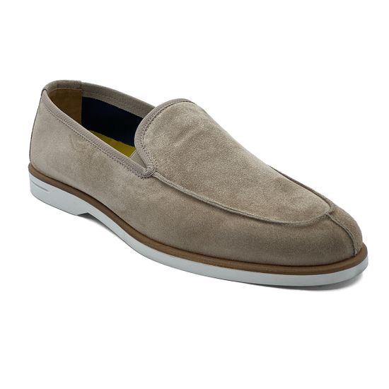 Слипоны GiamPieroNicola бежевые замшевые - фото 2, H40282 GPN BEIGE