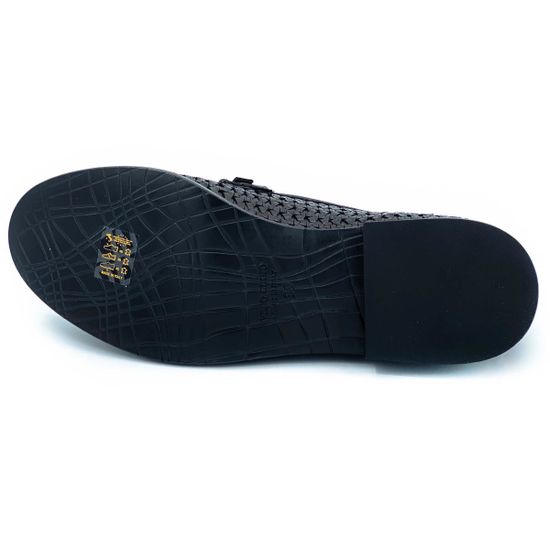 Лоферы Mimmu черные кожаные - фото 4, F303M1 MIM