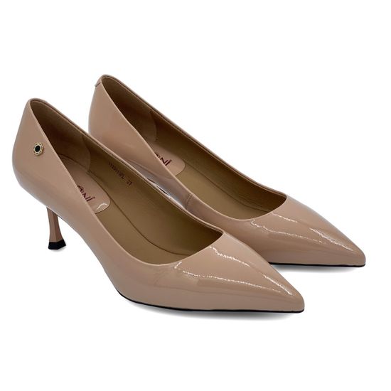 Туфли Tuffoni бежевые кожаные лакированные - фото 7, 1723013PL TUF BEIGE