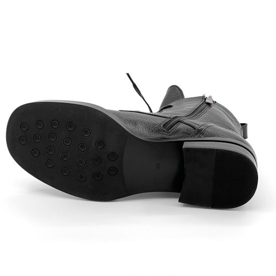 Ботинки CVCover черные кожаные БАЙКА - фото 4, 8349901-1COV