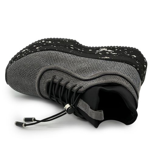 Кроссовки NILA&amp;NILA серые замшевые на меху - фото 5, NO6467M NIL GRIGIO